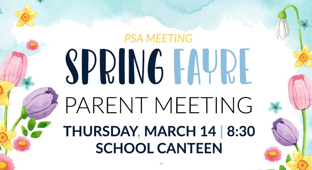 Spring Fayre 2024 parent meeting