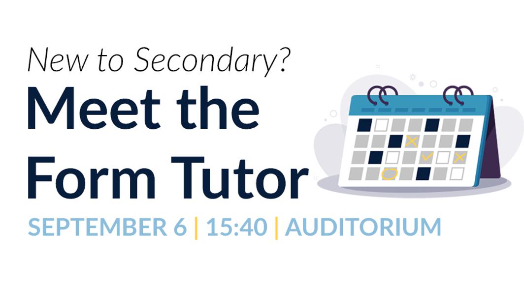 Meet the Form Tutor 06 09 22