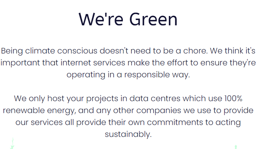 SErvd green policy