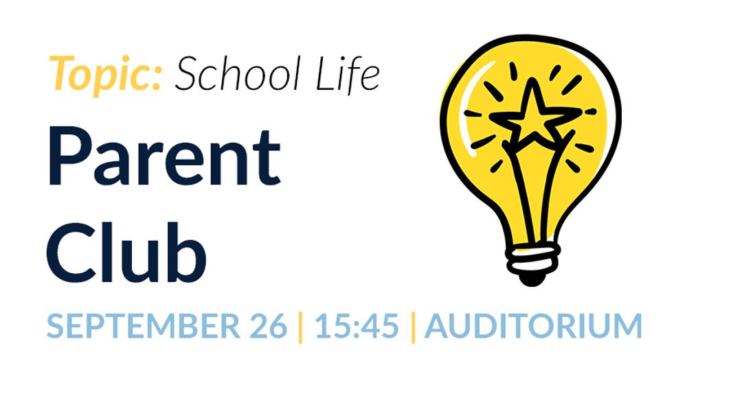 Parent Club 26 09 22