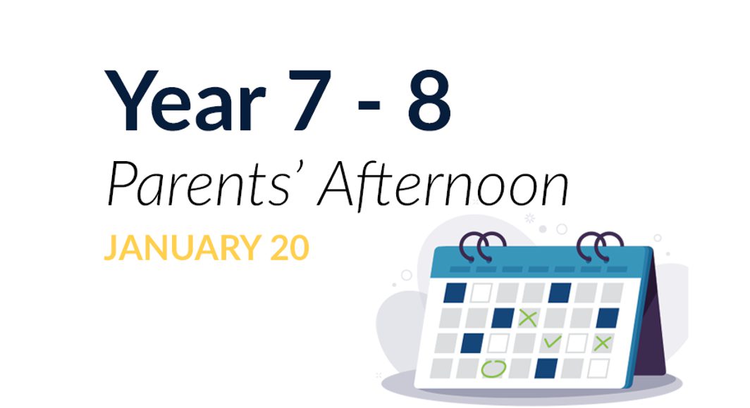 Y7 8 Parents Afternoon 20 01 26