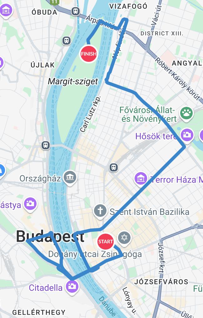 I Bike Budapest route 2025